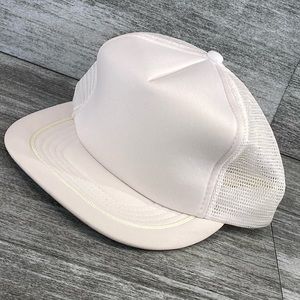 VTG B&B ADV. Scott City Kansas OSFA MESH Snapback Trucker Hat White Blank New